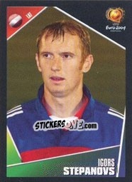Sticker Igors Stepanovs - UEFA Euro Portugal 2004 n. 260 - Panini