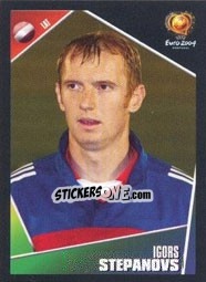 Sticker Igors Stepanovs - UEFA Euro Portugal 2004 - Panini