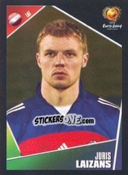 Sticker Juris Laizans - UEFA Euro Portugal 2004 n. 261 - Panini