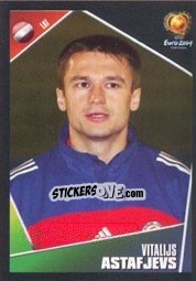 Sticker Vitalijs Astafjevs - UEFA Euro Portugal 2004 n. 262 - Panini