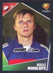 Sticker Mihails Miholaps - UEFA Euro Portugal 2004 n. 269 - Panini
