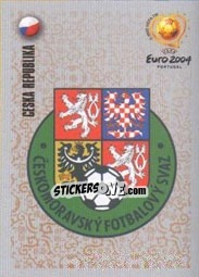 Figurina Team Emblem - UEFA Euro Portugal 2004 - Panini