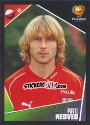 Cromo Pavel Nedved - UEFA Euro Portugal 2004 - Panini