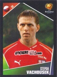 Cromo Stepan Vachousek - UEFA Euro Portugal 2004 - Panini