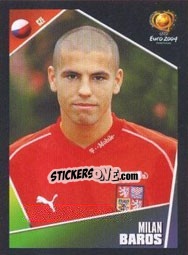 Figurina Milan Baros - UEFA Euro Portugal 2004 - Panini