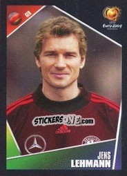 Sticker Jens Lehmann - UEFA Euro Portugal 2004 n. 297 - Panini