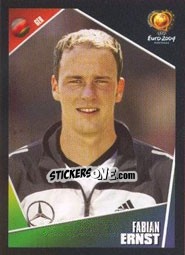 Sticker Fabian Ernst - UEFA Euro Portugal 2004 n. 309 - Panini