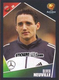Figurina Oliver Neuville - UEFA Euro Portugal 2004 n. 311 - Panini
