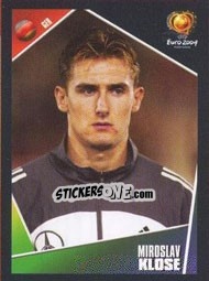 Sticker Miroslav Klose - UEFA Euro Portugal 2004 - Panini