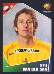 Sticker Edwin van der Sar - UEFA Euro Portugal 2004 n. 318 - Panini