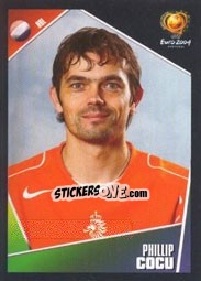 Sticker Phillip Cocu - UEFA Euro Portugal 2004 n. 322 - Panini