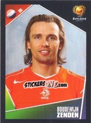 Cromo Boudewijn Zenden - UEFA Euro Portugal 2004 - Panini