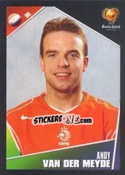 Sticker Andy van der Meyde - UEFA Euro Portugal 2004 - Panini