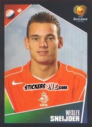 Figurina Wesley Sneijder - UEFA Euro Portugal 2004 - Panini