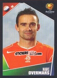 Sticker Marc Overmars - UEFA Euro Portugal 2004 - Panini