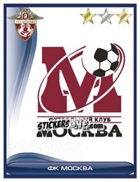Cromo Эмблема ФК Москва - Russian Football Premier League 2009 - Sportssticker