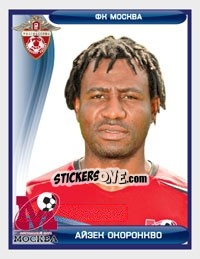 Sticker Айзек Окоронкво / Isaac Okoronkwo - Russian Football Premier League 2009 n. 152 - Sportssticker
