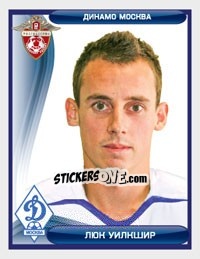 Sticker Люк Уилкшир / Luke Wilkshire - Russian Football Premier League 2009 - Sportssticker