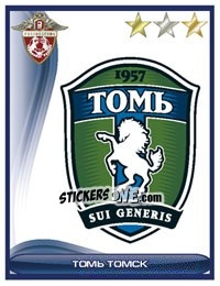 Sticker Эмблема Томи - Russian Football Premier League 2009 - Sportssticker