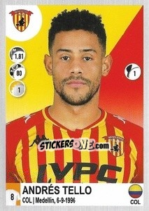 Sticker Andrés Tello - Calciatori 2020-2021 - Panini