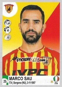 Figurina Marco Sau - Calciatori 2020-2021 - Panini