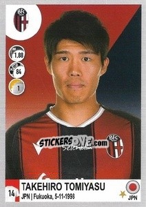 Sticker Takehiro Tomiyasu - Calciatori 2020-2021 - Panini