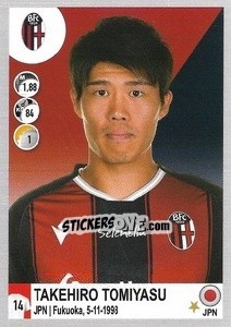 Sticker Takehiro Tomiyasu - Calciatori 2020-2021 n. 89 - Panini