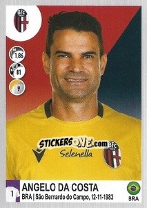 Figurina Angelo da Costa - Calciatori 2020-2021 - Panini