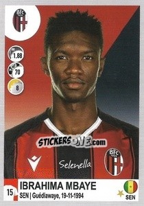 Cromo Ibrahima Mbaye - Calciatori 2020-2021 - Panini