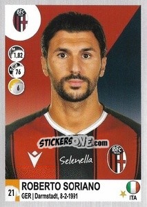 Sticker Roberto Soriano - Calciatori 2020-2021 - Panini