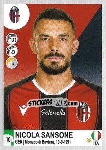 Figurina Nicola Sansone - Calciatori 2020-2021 - Panini