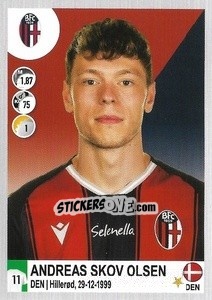 Cromo Andreas Skov Olsen - Calciatori 2020-2021 - Panini