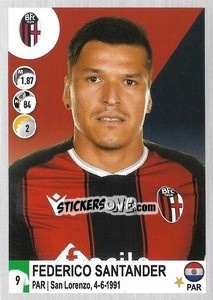 Figurina Federico Santander - Calciatori 2020-2021 - Panini