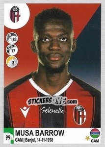 Sticker Musa Barrow - Calciatori 2020-2021 - Panini