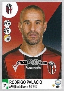 Sticker Rodrigo Palacio - Calciatori 2020-2021 n. 109 - Panini