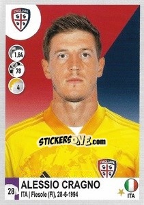 Sticker Alessio Cragno - Calciatori 2020-2021 - Panini