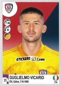 Cromo Guglielmo Vicario - Calciatori 2020-2021 - Panini