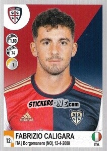 Figurina Fabrizio Caligara - Calciatori 2020-2021 - Panini