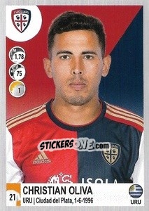 Figurina Christian Oliva - Calciatori 2020-2021 - Panini