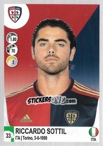 Figurina Riccardo Sottil - Calciatori 2020-2021 - Panini