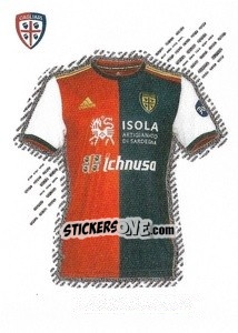 Sticker Cagliari (Maglia Home) - Calciatori 2020-2021 - Panini