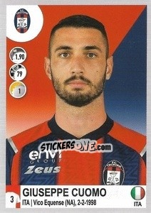 Figurina Giuseppe Cuomo - Calciatori 2020-2021 - Panini