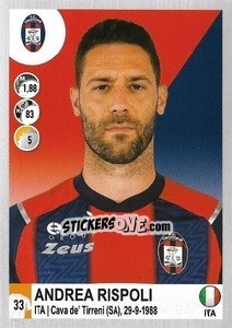 Figurina Andrea Rispoli - Calciatori 2020-2021 - Panini