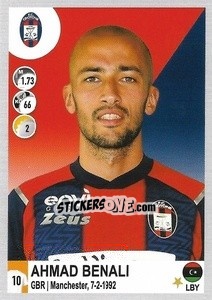 Cromo Ahmad Benali - Calciatori 2020-2021 - Panini