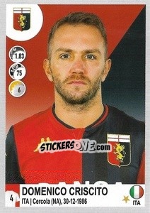 Cromo Domenico Criscito - Calciatori 2020-2021 - Panini