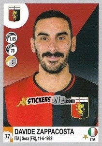 Sticker Davide Zappacosta - Calciatori 2020-2021 - Panini