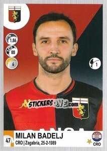 Sticker Milan Badelj - Calciatori 2020-2021 n. 204 - Panini
