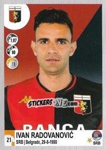 Figurina Ivan Radovanovic - Calciatori 2020-2021 - Panini