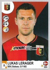 Figurina Lukas Lerager - Calciatori 2020-2021 - Panini