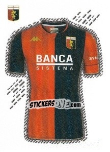 Sticker Genoa (Maglia Home) - Calciatori 2020-2021 - Panini